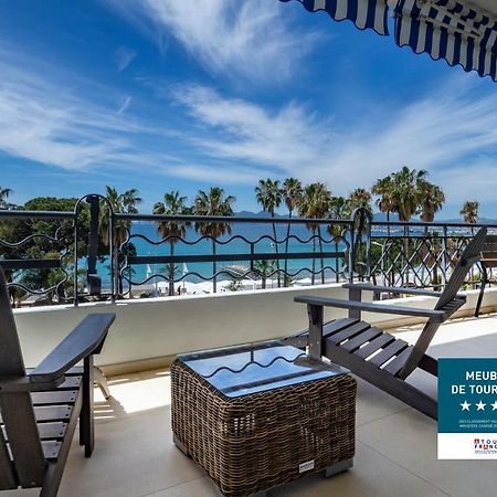 Cannes Croisette Superbe 3P Front De Mer Eksteriør billede